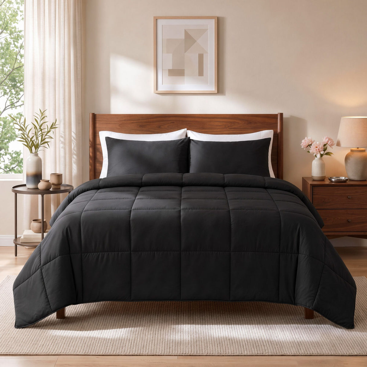 Giselle 200GSM Bamboo Microfibre Double Quilt Lightweight All Season Doona Duvet