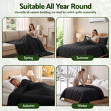 Giselle 200GSM Bamboo Microfibre King Quilt Lightweight All Season Doona Duvet