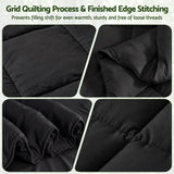 Giselle 200GSM Bamboo Microfibre Queen Quilt Lightweight All Season Doona Duvet