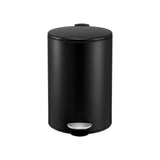 Cefito 12L Pedal Bin Rubbish Waste Bin Soft Close Lid Kitchen Bathroom Black