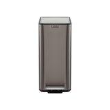 Cefito 15L Pedal Rubbish Bin Slim Carbon Steel Garbage Bin for Home Grey