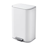 Cefito 30L Pedal Rubbish Bin Kitchen Trash Garbage Waste Can Soft Close White
