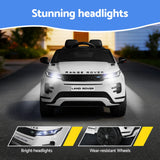 Rigo Ride On Car Kids Electric Ride On Cars Land Rover Licensed 12V White