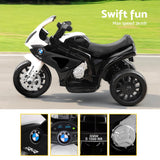 Kids Ride On Car Electric Ride On Cars Motorcycle Motorbike BMW Licensed S1000RR Black