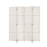 4 Panel Room Divider Screen 163x170cm New Zealand Pine Wood