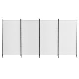 Artiss 4 Panel Room Divider Set of 2 Folding Privacy Screen Fabric Room Separator Partition White