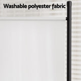 Artiss 4 Panel Room Divider Set of 2 Folding Privacy Screen Fabric Room Separator Partition White