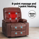 Brown Recliner Chair Lift Assist
