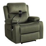 Artiss Recliner Chair Heated Massage Chair with Phone Holder Velvet