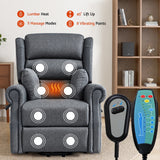 Artiss Electric Recliner Chair Power Lift Massage Heated Recliner Sofa