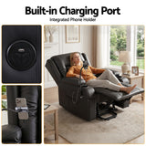 Artiss Power Lift Recliner Chair with Massage and Heat