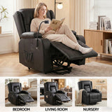 Artiss Power Lift Recliner Chair with Massage and Heat
