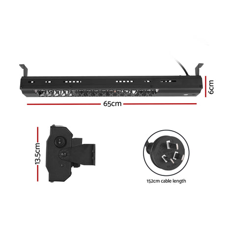 Electric Strip Heater Radiant Heaters 2000W