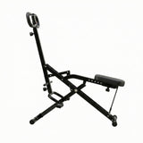 Everfit Foldable Squat Machine Deep Squat Rowing Machine 5 Adjustable Seat Home Gym