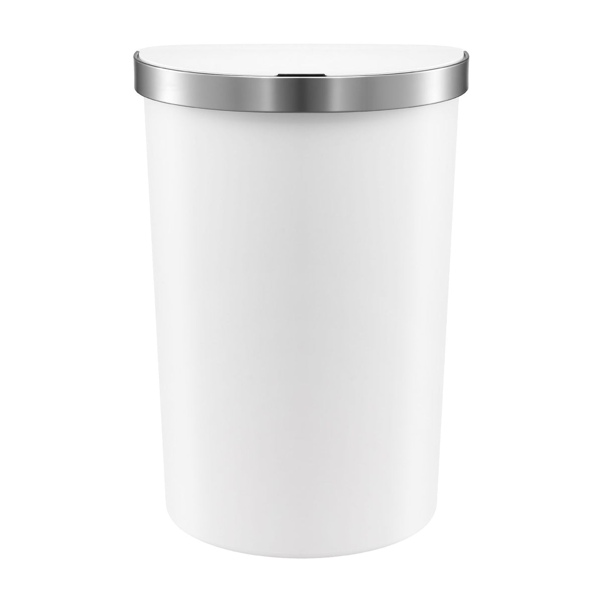 Devanti 50L Motion Sensor Bins Trash Can Kitchen Smart Rubbish Bin D-shape design White