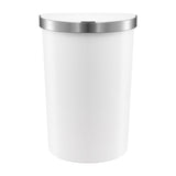 Devanti 50L Motion Sensor Bins Trash Can Kitchen Smart Rubbish Bin D-shape design White