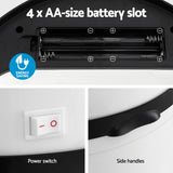 Devanti Sensor Bin Motion Rubbish Bins Kitchen Automatic Trash Can White 9L