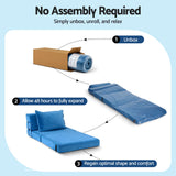 Artiss 2 Pack Folding Sofa Bed Armless Lounger Foam Floor Sofas Futons Couches