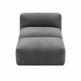 Artiss Foldable Bean Bag Sofa Bed Cloud Couch Boneless Floor Lounger Chair Grey