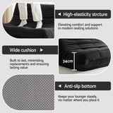 Artiss Lazy Sofa 2 Seaters Accent Caterpillar Chair Floor Couch Armless Lounge