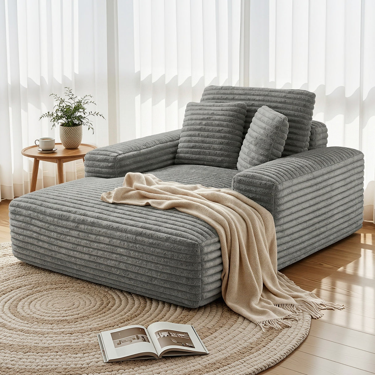 Artiss Sofa Bed Lounge Chair Recliner Couch Reading Chairs Sleeper Cloud Sofas