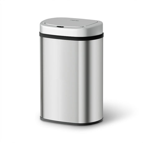 Devanti 50L Sensor Bin Motion Rubbish Automatic Silver