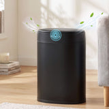 Devanti 20L Automatic Sensor Bin Touchless Rubbish Waste Bin Black Kitchen