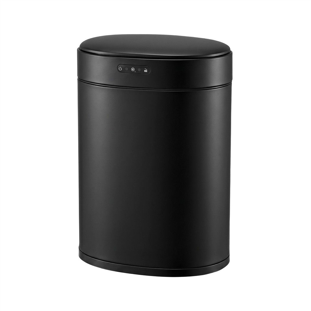 Devanti 20L Automatic Sensor Bin Touchless Rubbish Waste Bin Black Kitchen
