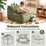 Artiss Sofa & Coffee Table Set Armless Chenille No Assembly Green White & Black