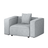 Alvin Single Armchair Grey