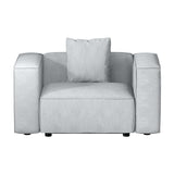 Alvin Single Armchair Grey