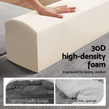 Convertible Folding Sofa Bed in Corduroy Grey