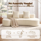 Artiss 228cm Modular Sofa Bed Sectional Boneless Couches for Living Room No Assembly Required