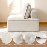 Artiss Floor Sofa Lounge Chair 4 Seater with Pillow