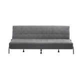 Artiss Sofa Bed, 1.9m 3-Seater Soft Innerspring Adjustable Couch Futon Chair for Apartment Dorm Living Room Office Study Bedroom, Grey