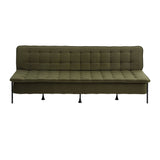 Artiss Sofa Bed, 1.9m 3-Seater Soft Innerspring Adjustable Couch Futon Chair for Apartment Dorm Living Room Office Study Bedroom, Green