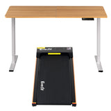 Artiss 140cm Standing Desk Treadmill Motorised Natural Wood