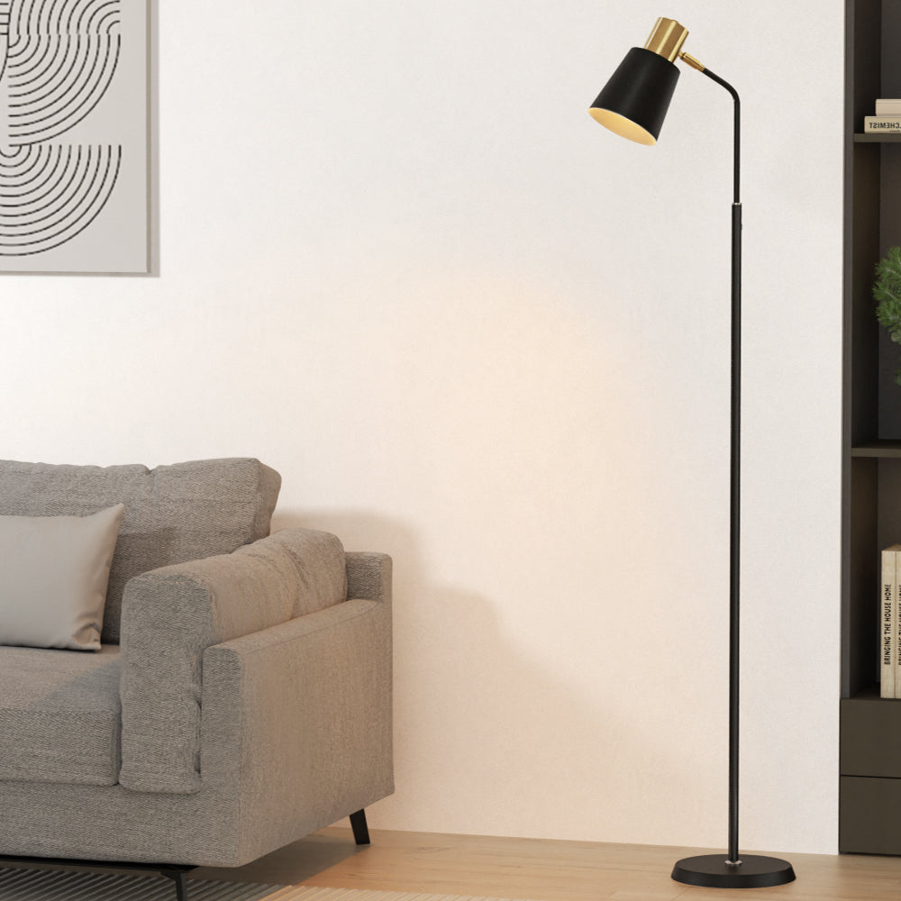 Aria Floor Lamp LED Light Stand Modern Home Living Room Office Reading Black