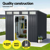 Giantz Garden Shed 2.38x1.99M Outdoor Storage Tool Workshop House Shelter