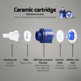 Cefito 9'' Rain Shower Head Set Handheld Round High Pressure Mixer Tap Chrome