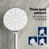 Cefito 9'' Rain Shower Head Set Handheld Round High Pressure Mixer Tap Chrome