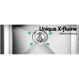 Cefito Kitchen Sink 53X50CM Stainless Steel Basin Single Bowl Silver