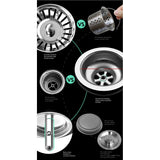 Cefito Kitchen Sink 86X44CM Stainless Steel Basin Double Bowl Silver