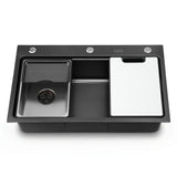 Cefito Kitchen Sink 304 Stainless Steel Bar Sink Millet Grain Water Basin Sink
