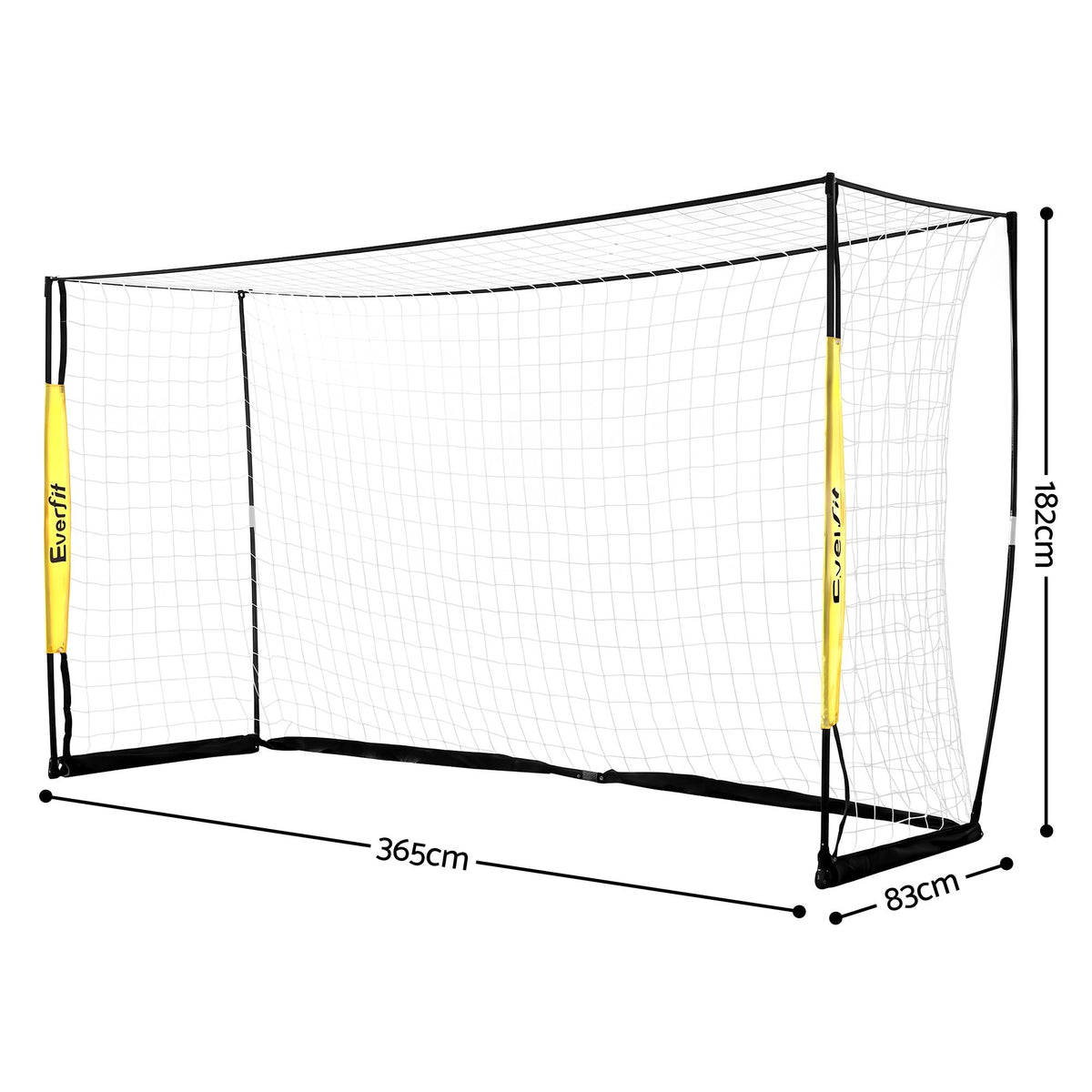 Everfit Portable Soccer Goal Net Fibreglass Polyester 12x6ft