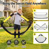 Everfit Pop Up Soccer Goals 2 Piece Set Target Net Kids Indoor Outdoor