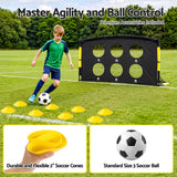 Everfit Pop Up Soccer Goals 2 Piece Set Target Net Kids Indoor Outdoor