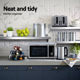 Cefito 2PCS 1200mm Stainless Steel Kitchen Wall Shelf Mounted Rack