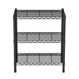 Artiss 3-Tier Shelving Unit Adjustable Garage Storage Shelves Kitchen Rack Steel