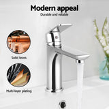 Cefito Bathroom Basin Mixer Tap Brass Faucet Vanity Laundry Sink Chrome